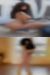 Naked woman covered slime
